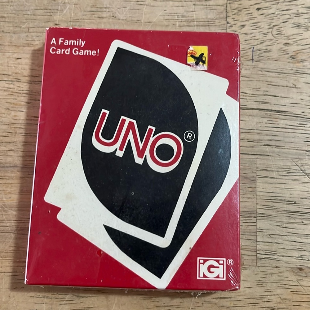 Vintage Uno Card Game Sealed